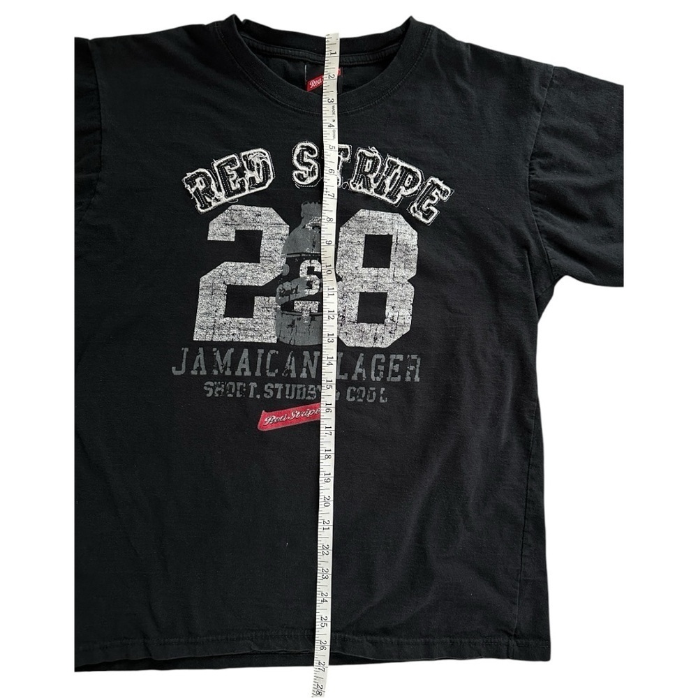 π―π²πΊ Red Stripe Jamaican Lager Graphic Tee | Size XL - Picture 4 of 6